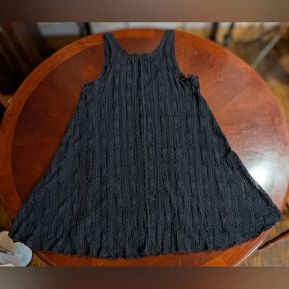 Free People Black Lace Sleeveless Dress Medium - Picture 11 of 15